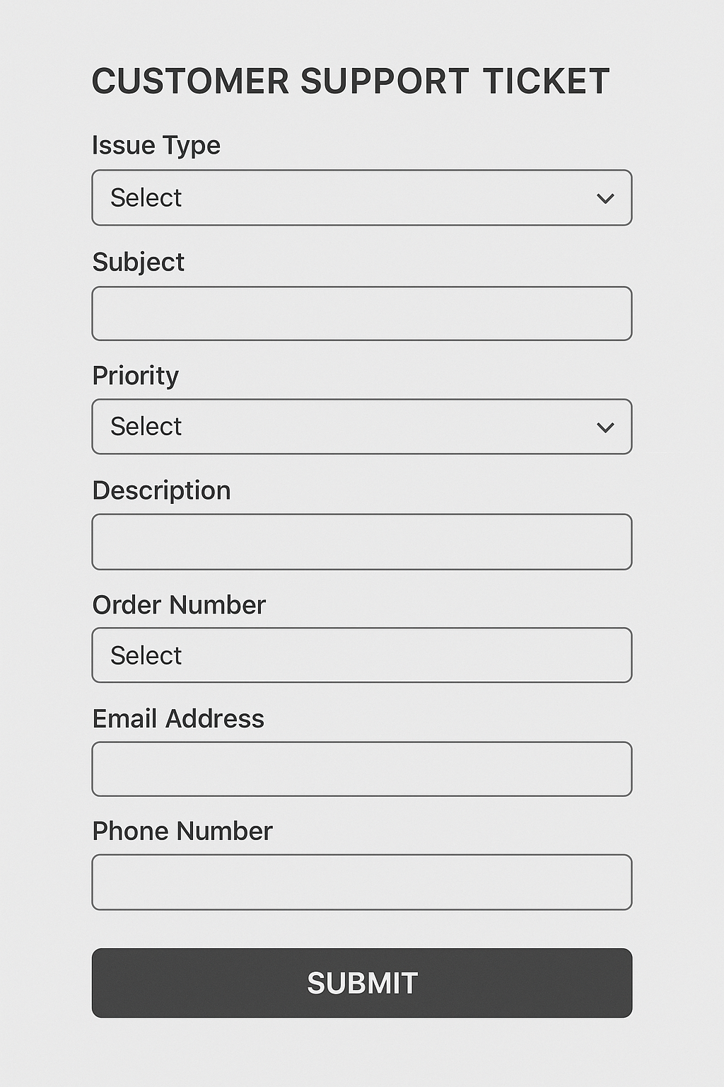 Ticket Modal